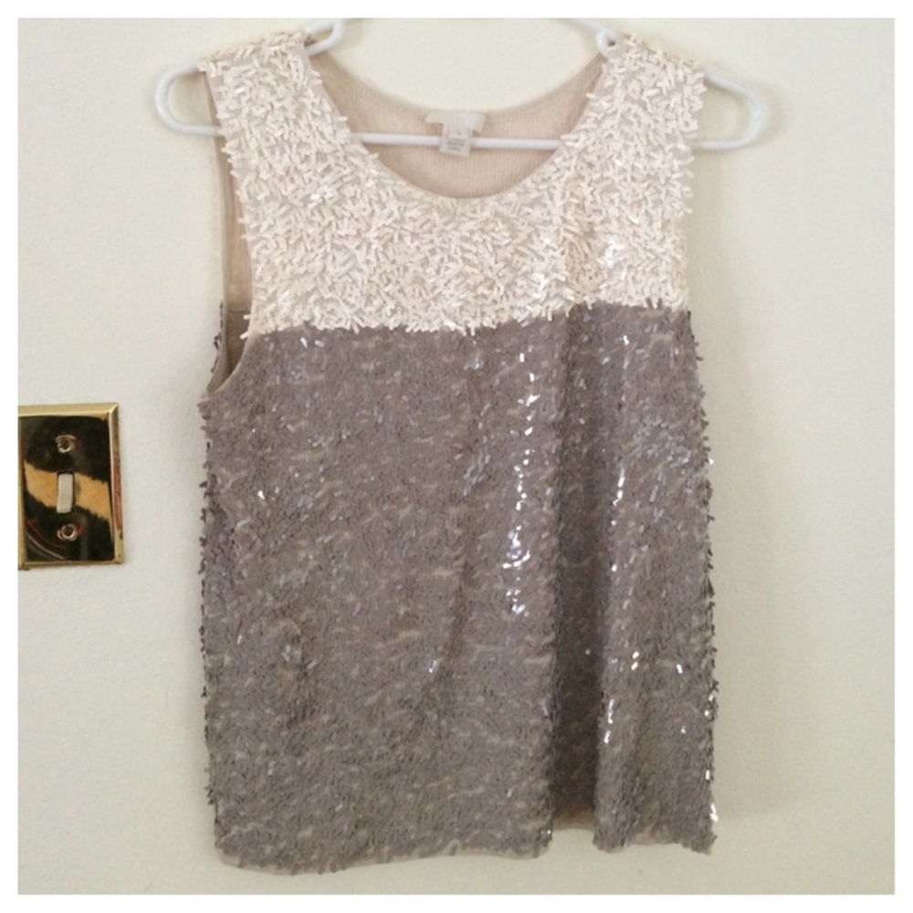 J. Crew Collection sequin tank